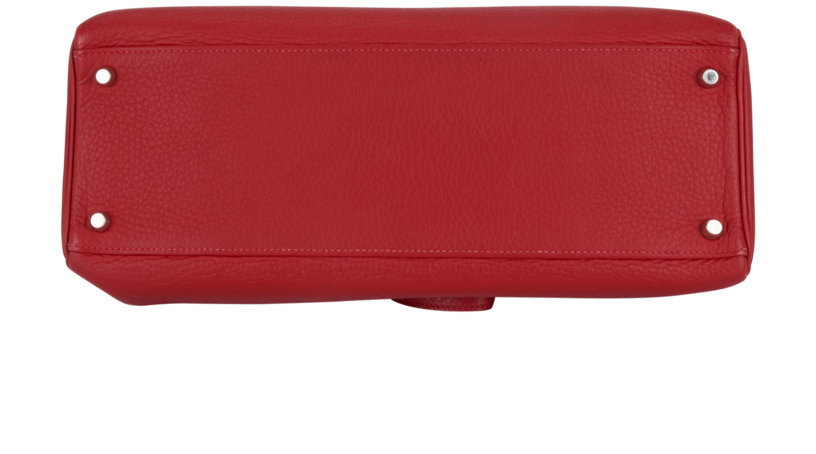 Kelly 35 Retourne In Evercolor Rouge Garance, &pound;6,000, Handbags, Red, Leather, Top view
